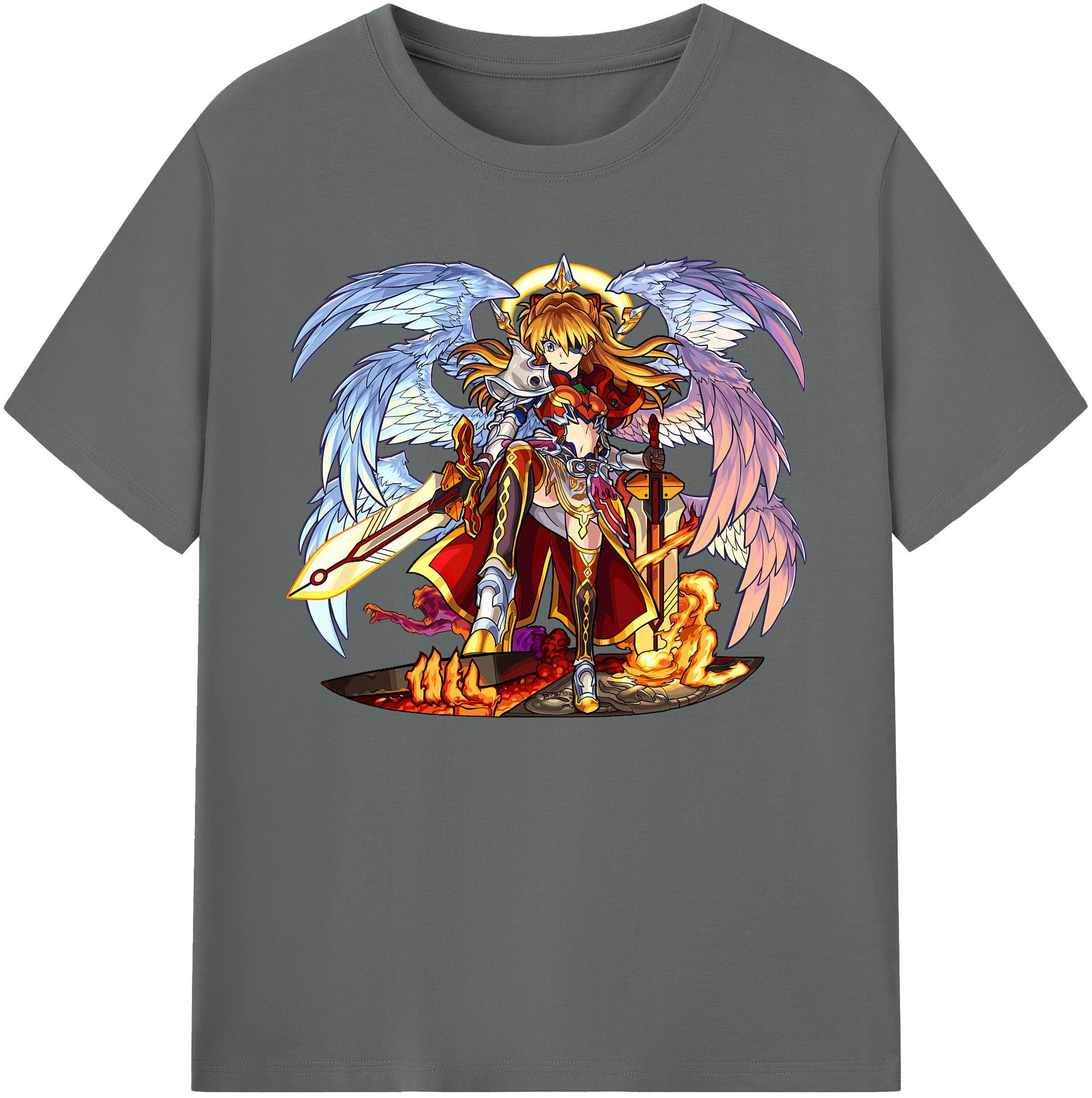 （画像用） EVA 新世紀エヴァンゲリオン 綿100％ メンズ半袖Tシャツ｜肌触りやわらか＆通気性